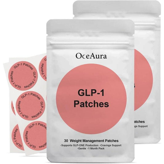 GLP-1 Patches 30 Metabolic Balance Patches with Berberine Steady Release Vegan 1 Month Pack Heating Pad Stickers Heat Compress