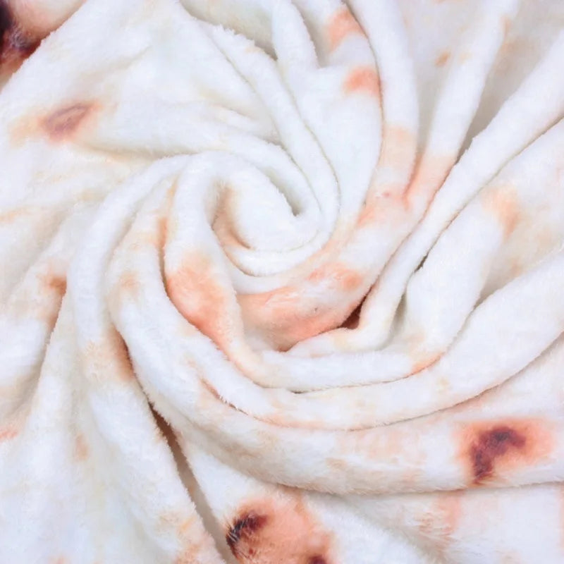 TortillaWrap™ Flannel Fun Blanket – Cozy, Round & Full of Personality