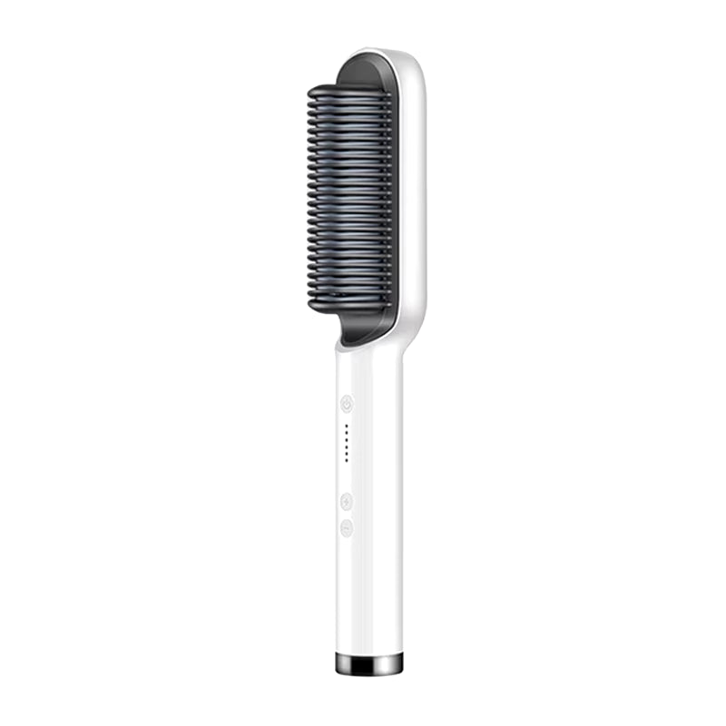 GlowGlide™ Ceramic Electric Hair Straightener Brush