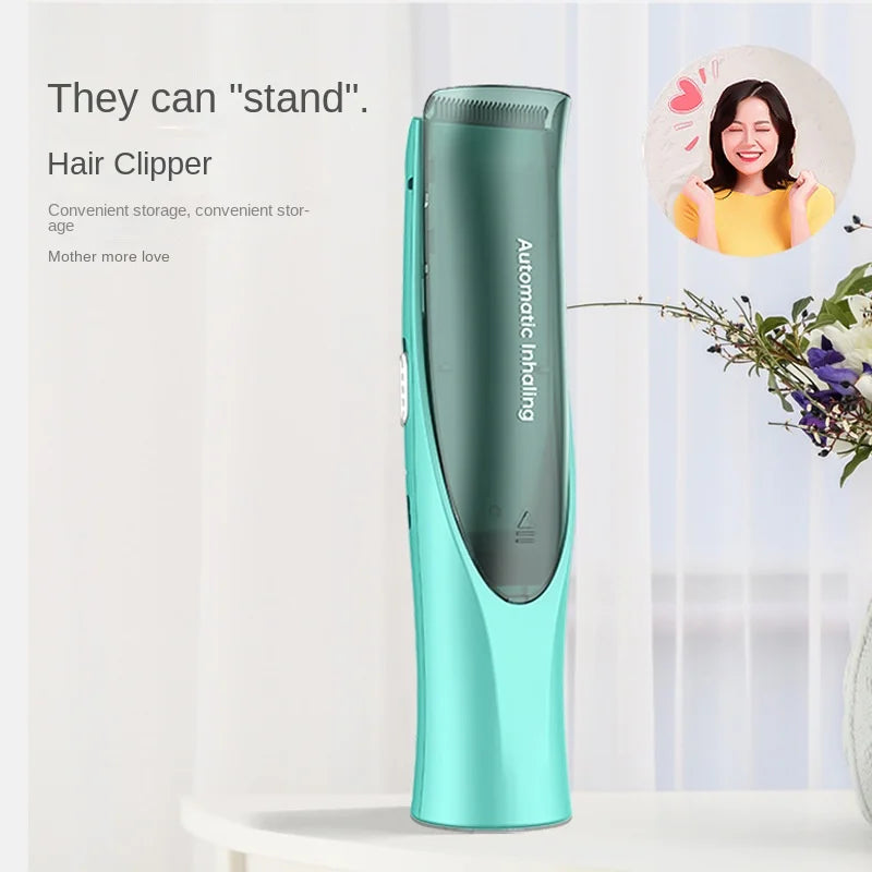 LilTrim™ Infant-Friendly Electric Styler – Low-Noise, Washable Trimmer with Auto Suction