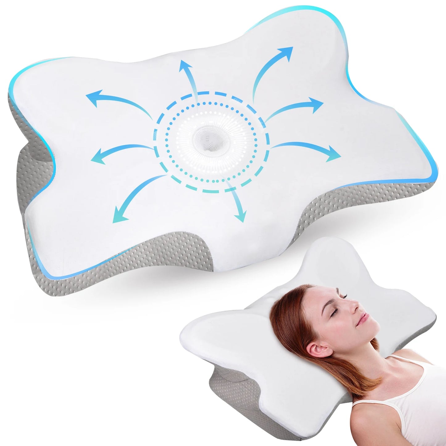 OrthoEase™ Pillow – Wake Up Refreshed, Pain-Free