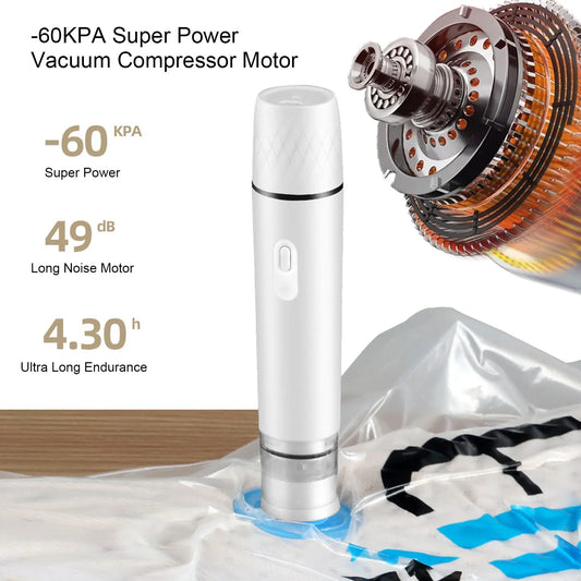 FreshSeal™ Cordless Food Saver – Compact Electric Vacuum Pump for Airtight Storage