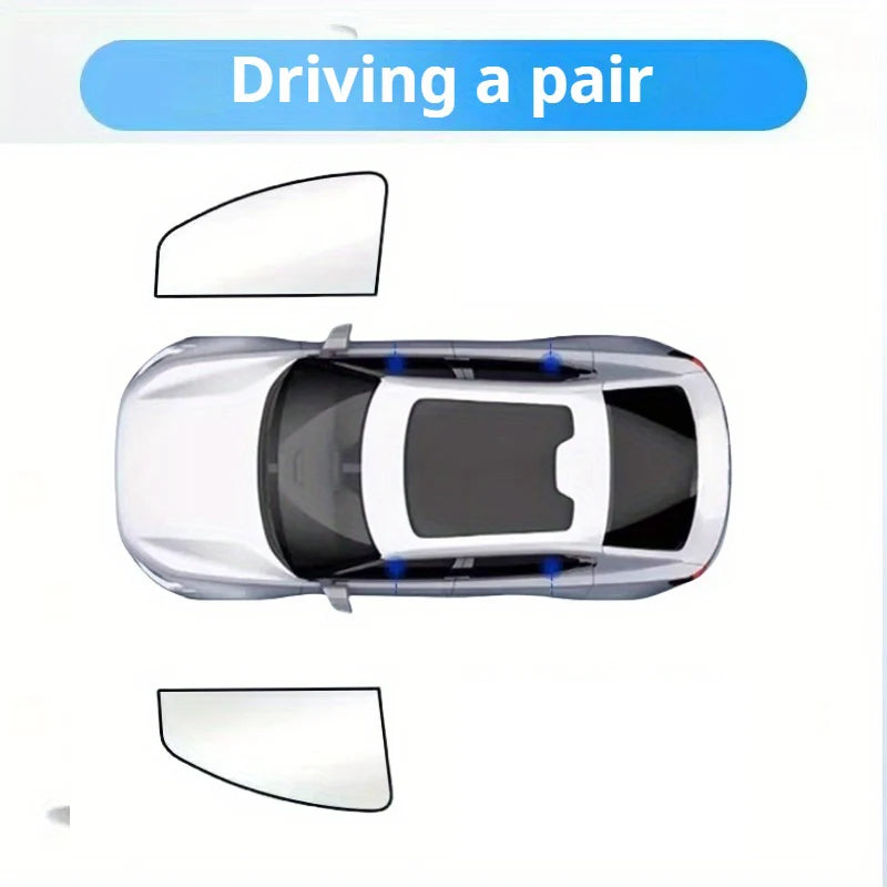 SolarShade™ Magnetic Car Curtains – Interior Protection from Heat and Glare for All Windows