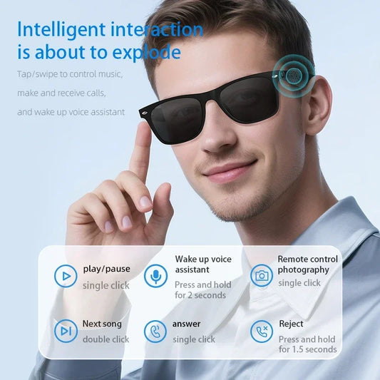 TransLens™ AI Translation Smart Glasses Bluetooth