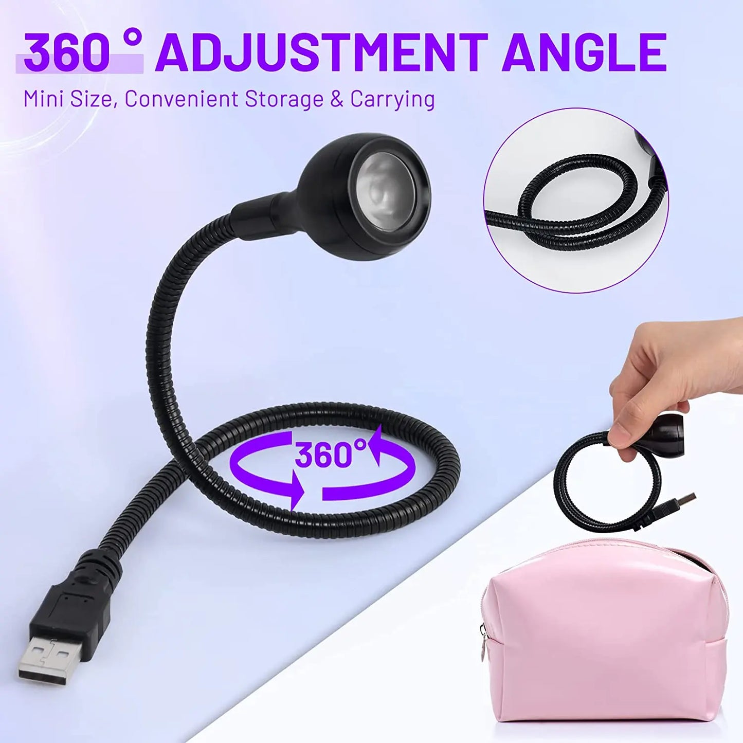 BellaBeam™ Miniature Nail Light – Efficient Drying Tool for Salon-Quality Results