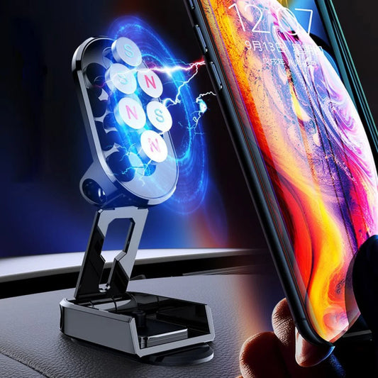 1PC Magnetic Phone Mount 360° Rotation Car Smartphone Holder Stand