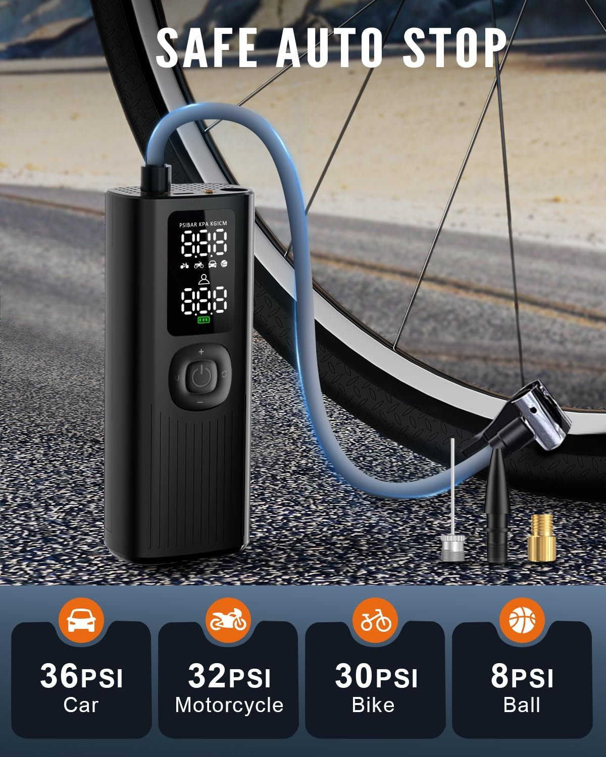 Tire Inflator Portable Air Compressor