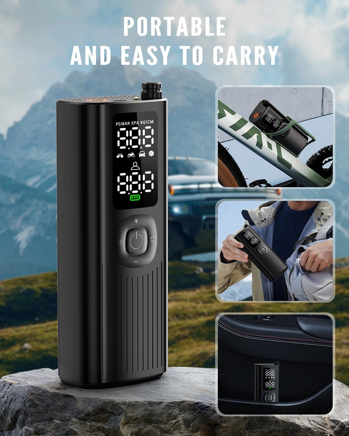 Tire Inflator Portable Air Compressor