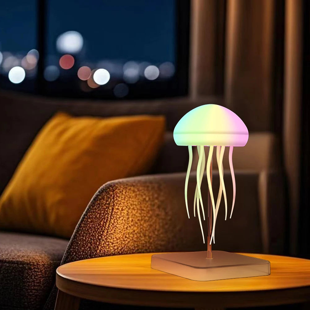 GlowJelly™ Bedside Lamp – Cute Voice-Control LED Night Light
