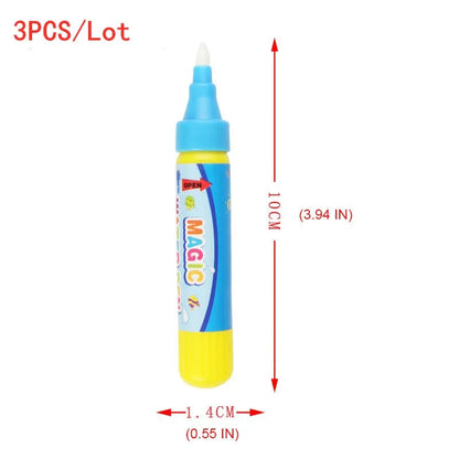 Pen Brush Painting Mat Toy Water Drawing Toy Kid Painting Writing Mat Pen Doodle Play Tool Education Toy for Children