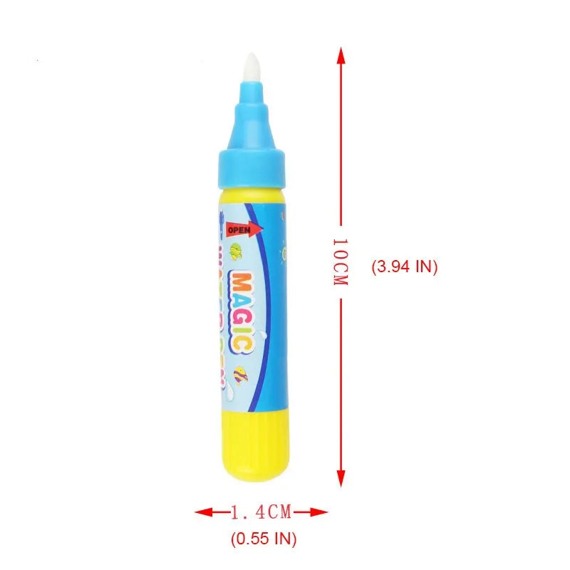 Pen Brush Painting Mat Toy Water Drawing Toy Kid Painting Writing Mat Pen Doodle Play Tool Education Toy for Children