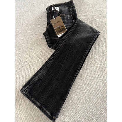 Women's High-Waisted Flared Denim Jeans