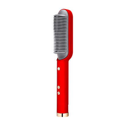 GlowGlide™ Ceramic Electric Hair Straightener Brush 