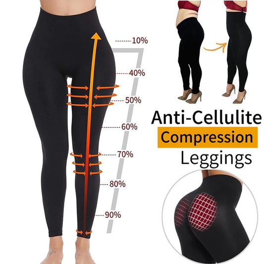Women's High Waisted Shaping Yoga Leggings Compression Sports Pants