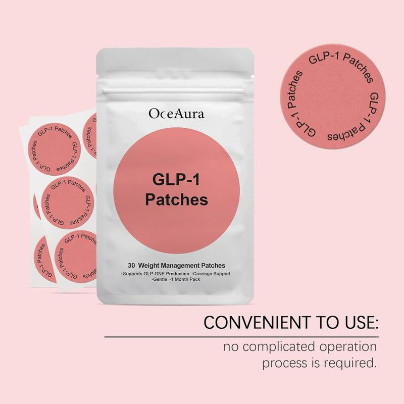 GLP-1 Patches 30 Metabolic Balance Patches with Berberine Steady Release Vegan 1 Month Pack Heating Pad Stickers Heat Compress
