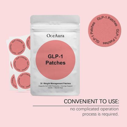 GLP-1 Patches 30 Metabolic Balance Patches with Berberine Steady Release Vegan 1 Month Pack Heating Pad Stickers Heat Compress