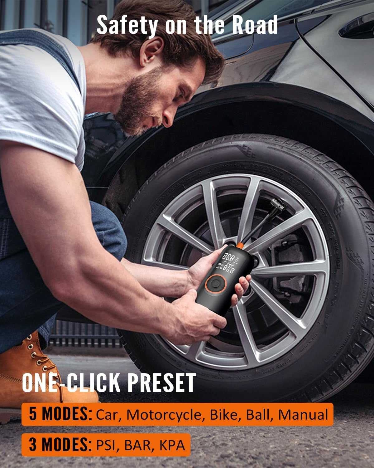 Tire Inflator Portable Air Compressor