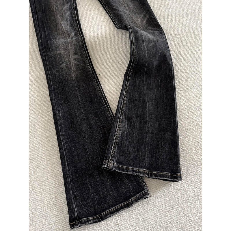 Women's High-Waisted Flared Denim Jeans