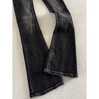 Women's High-Waisted Flared Denim Jeans