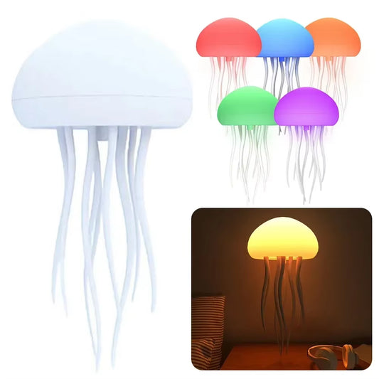 GlowJelly™  Bedside Lamp – Cute Voice-Control LED Night Light 