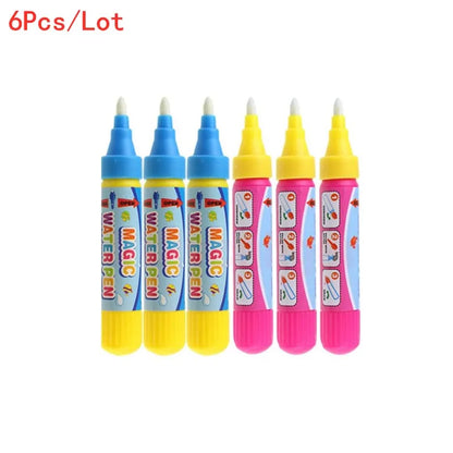 Pen Brush Painting Mat Toy Water Drawing Toy Kid Painting Writing Mat Pen Doodle Play Tool Education Toy for Children