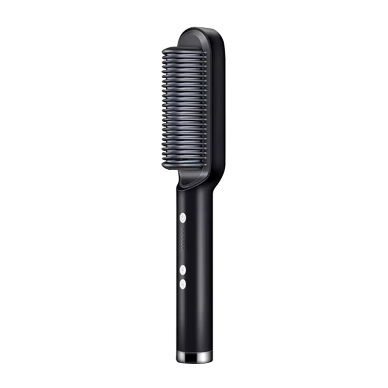 GlowGlide™ Ceramic Electric Hair Straightener Brush 