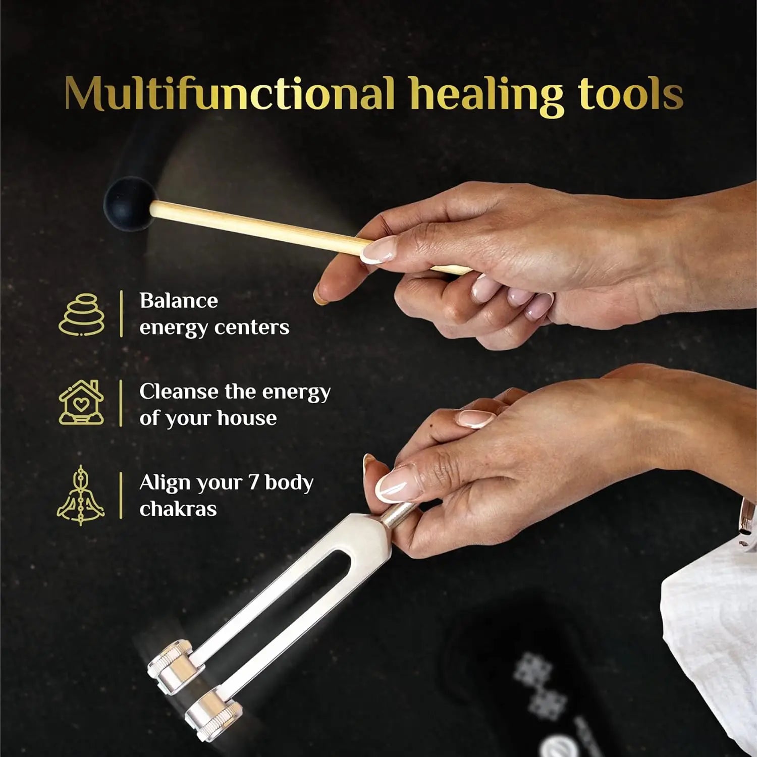 HarmonyTone™  Sound Wellness Tool for Stress Relief & Energy Balance