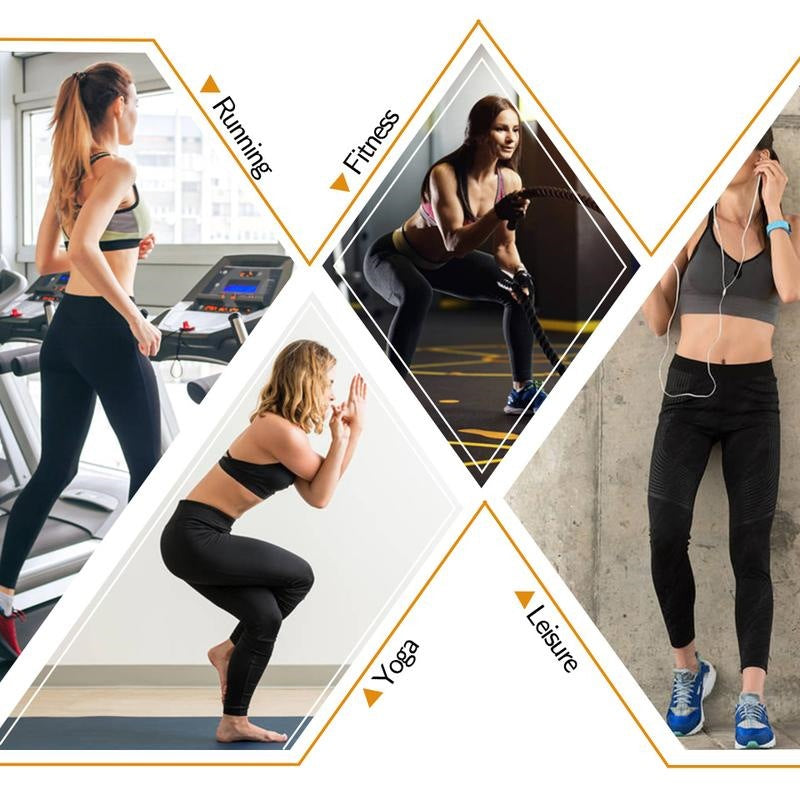 Women's High Waisted Shaping Yoga Leggings Compression Sports Pants
