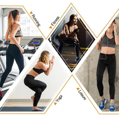 Women's High Waisted Shaping Yoga Leggings Compression Sports Pants