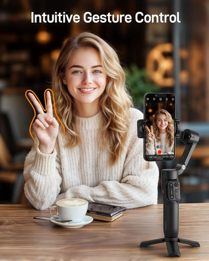  Control and Foldable Phone Stabilizer for Iphone/Samsung/Xiaomi/Huaweii