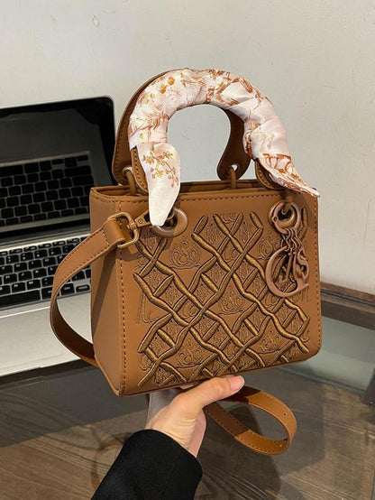 LuxeAura™ Women's Embellished Carry Bag – Elegant Shoulder Style for Everyday Wear