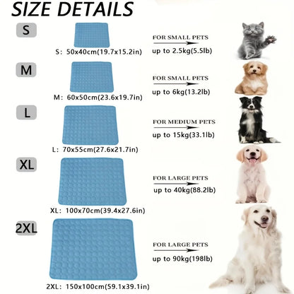 CoolEase Pet Mat™ – Soft, Durable Rest Pad for Warm Weather Relief
