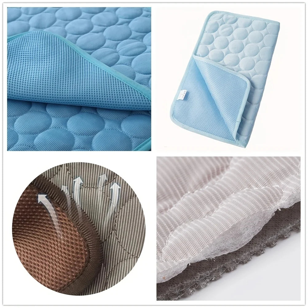 CoolEase Pet Mat™ – Soft, Durable Rest Pad for Warm Weather Relief