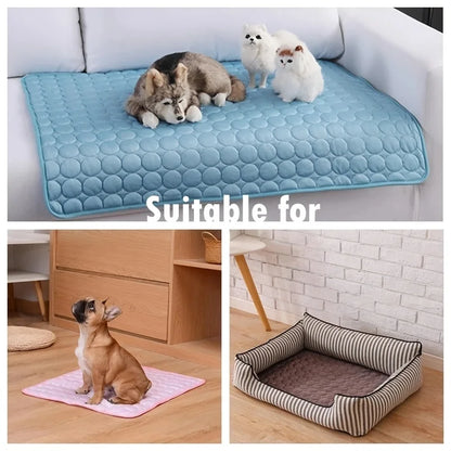 CoolEase Pet Mat™ – Soft, Durable Rest Pad for Warm Weather Relief
