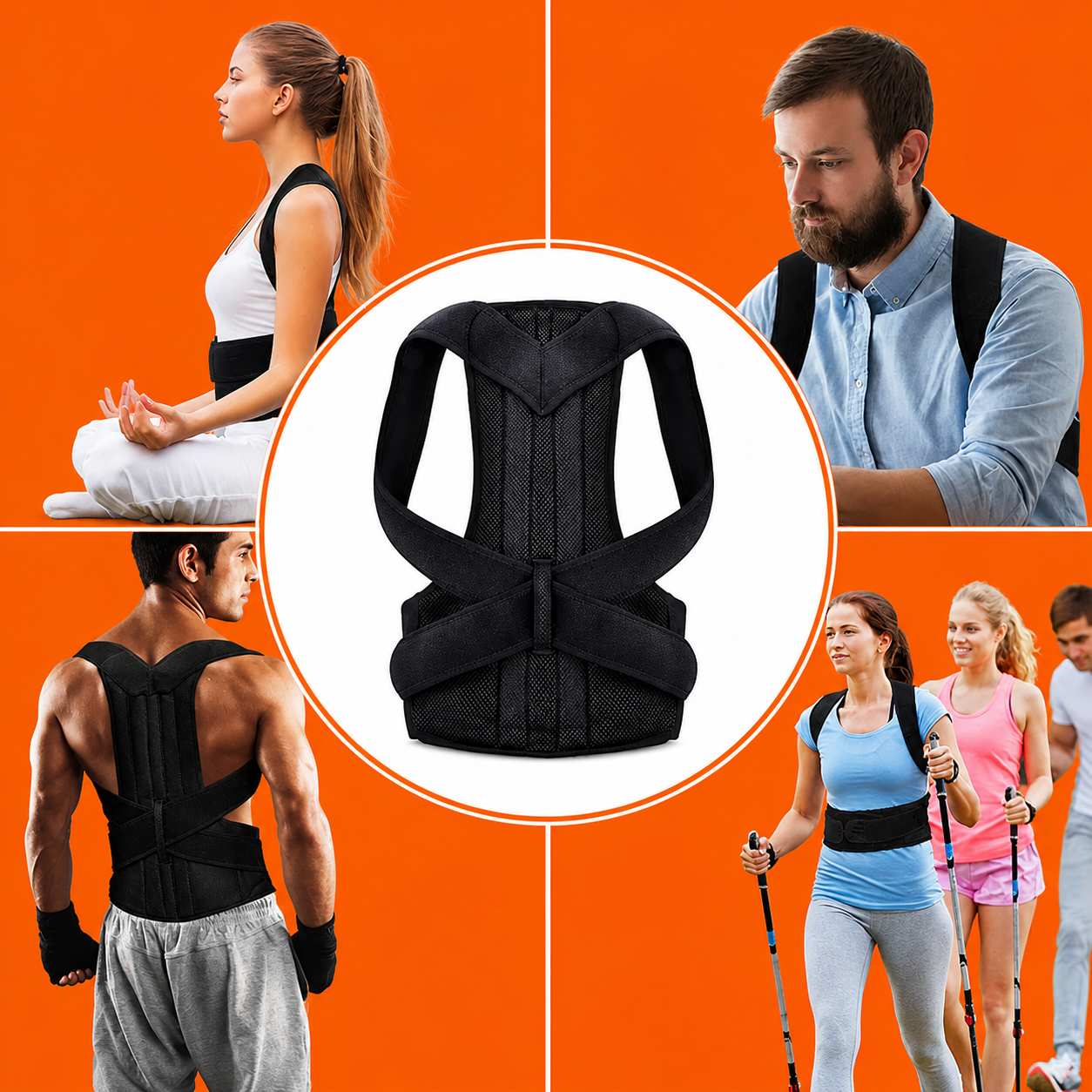 Adjustable Back Support Brace