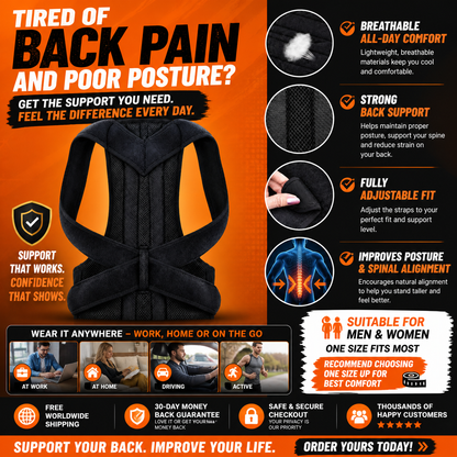 Adjustable Back Support Brace