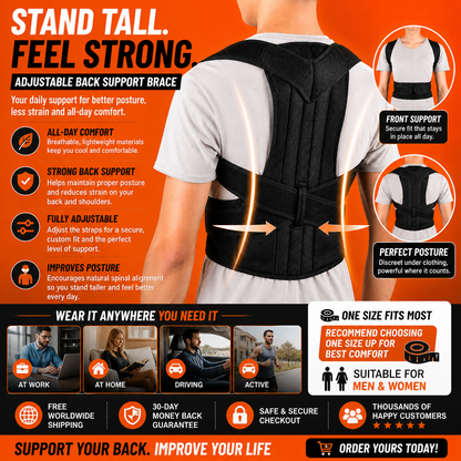 Adjustable Back Support Brace