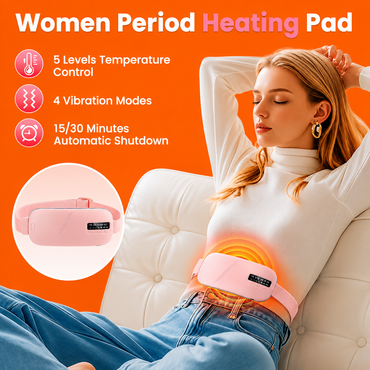 CrampRelief™ Period Heating pad