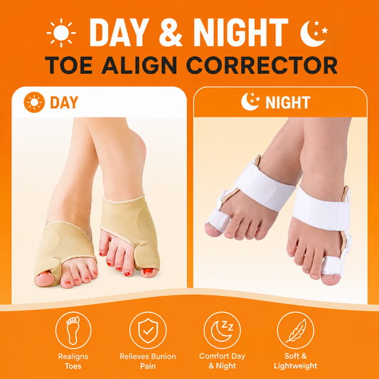 2Pcs Day & Night ToeAlign Corrector