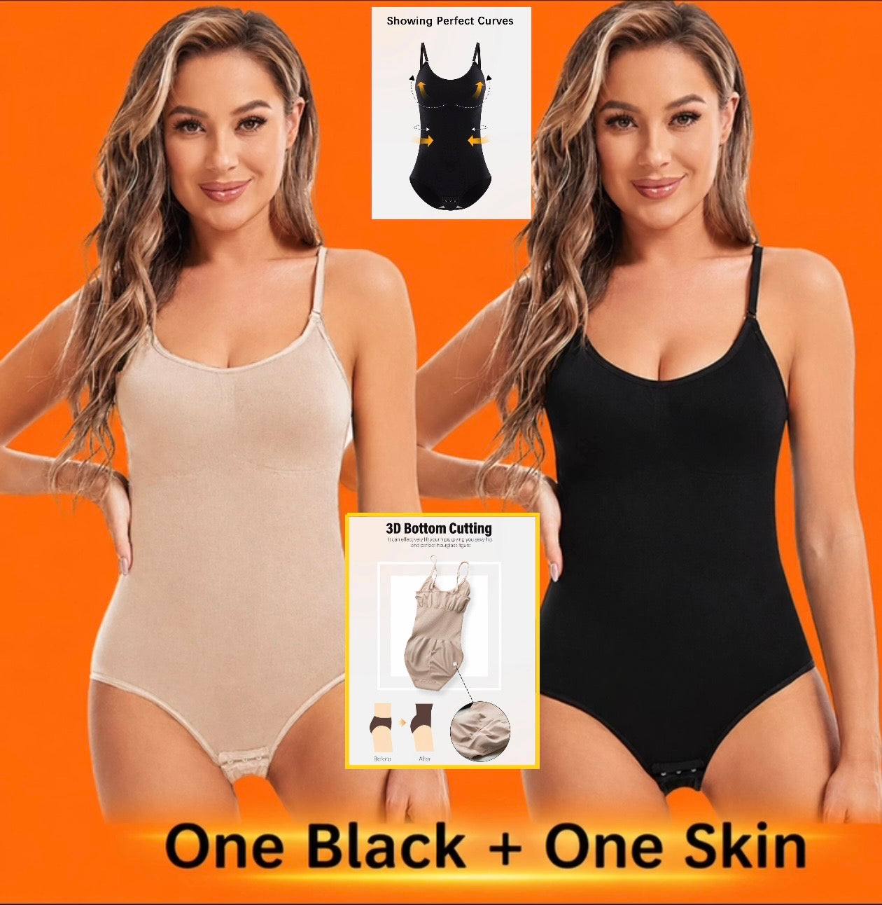 Tummy Control Bodysuit  -  Flattens and supports
