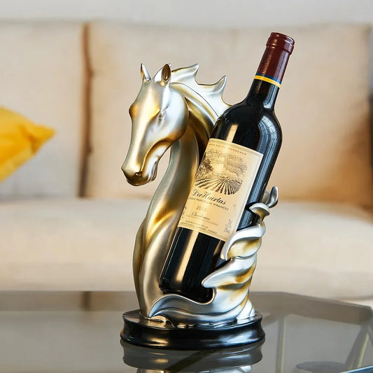luxury Horse Wine Rack 