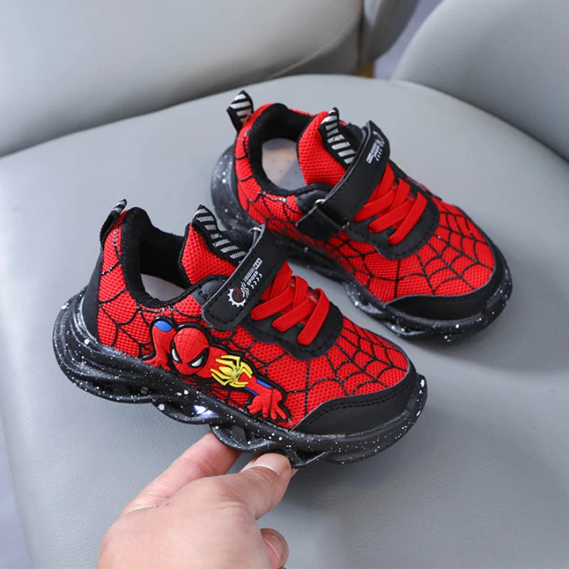  Boys Breathable  Shoes  with LED light  0-6Y