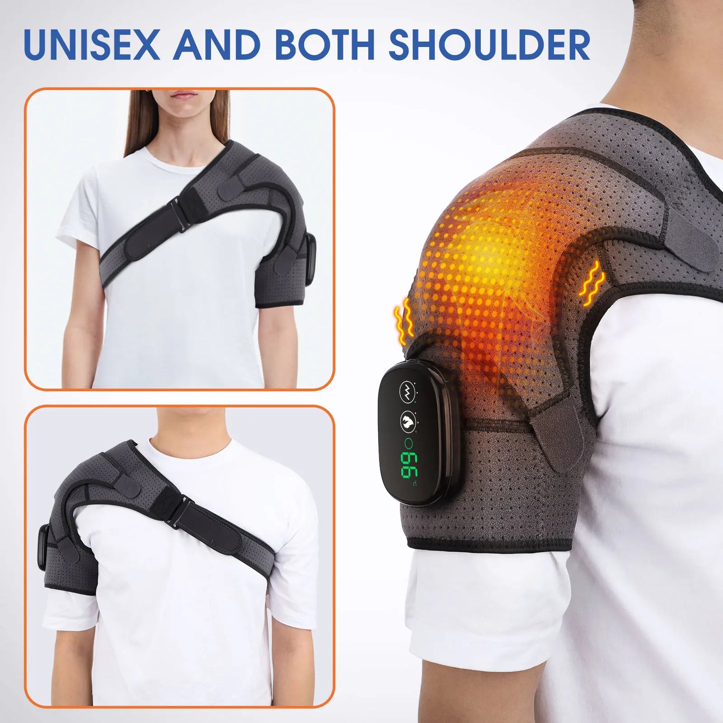  Heating Shoulder Massage Brace 