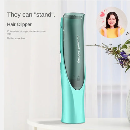  LilTrim™  Infant-Friendly Electric Styler – Low-Noise, Washable Trimmer with Auto Suction