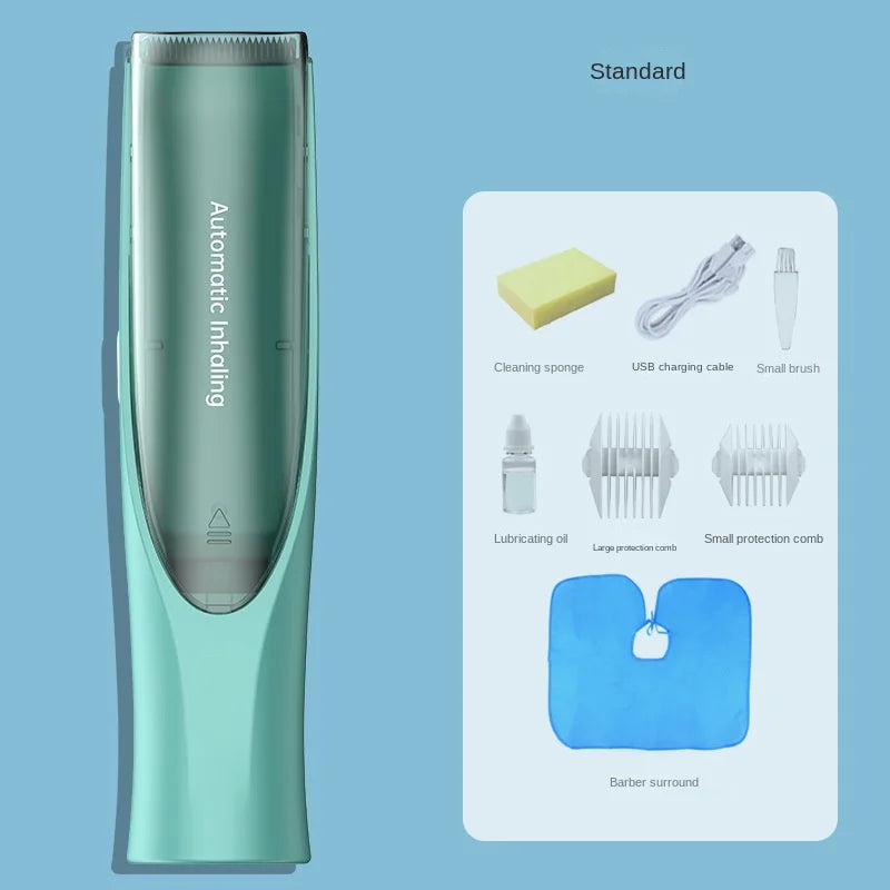  LilTrim™  Infant-Friendly Electric Styler – Low-Noise, Washable Trimmer with Auto Suction