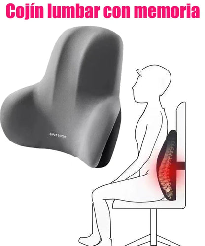 Lumbar Support Cushion - Supports your lower back while sitting