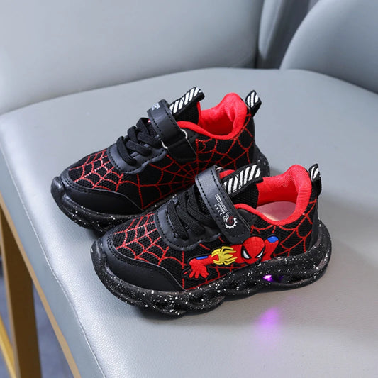  Boys Breathable  Shoes  with LED light  0-6Y