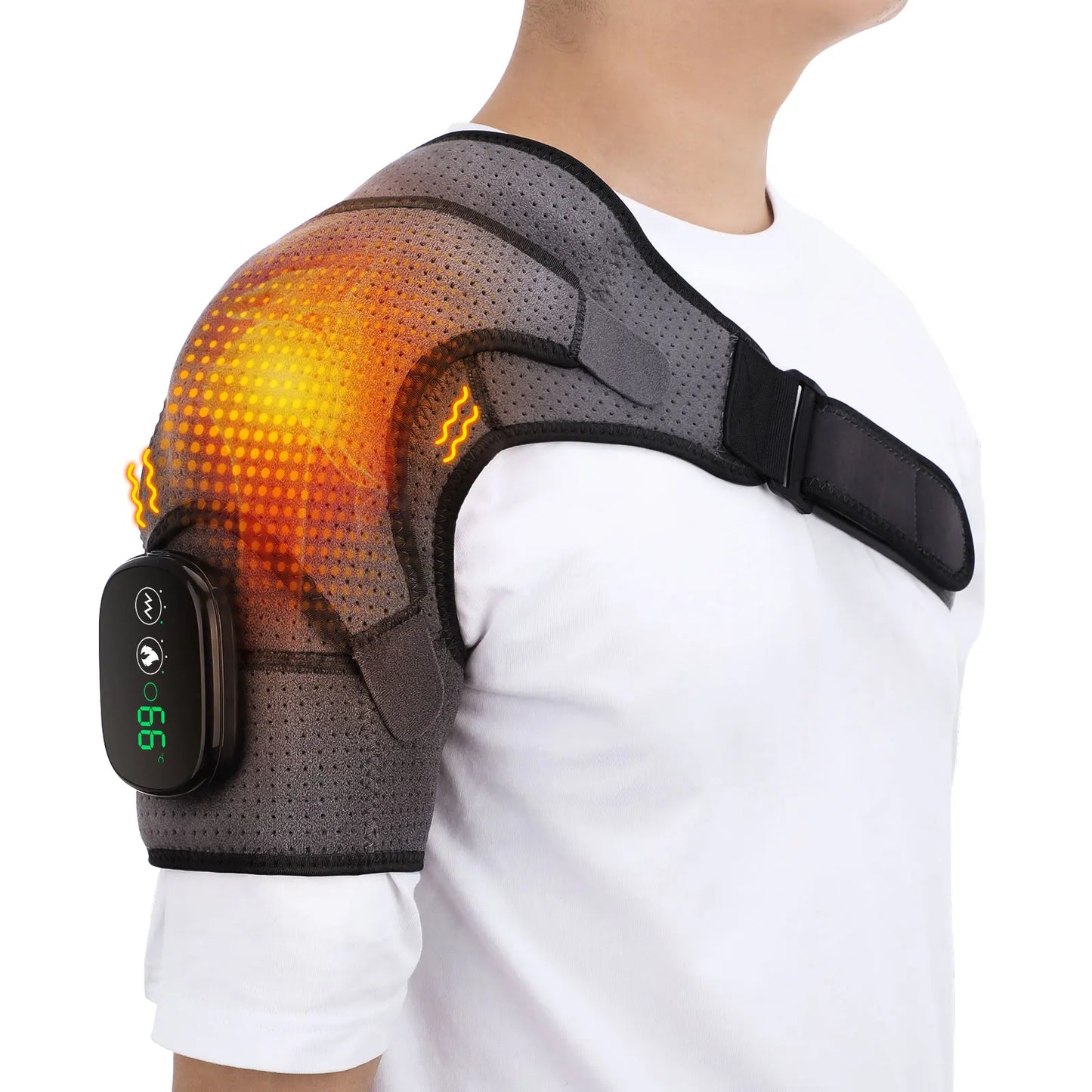  Heating Shoulder Massage Brace 