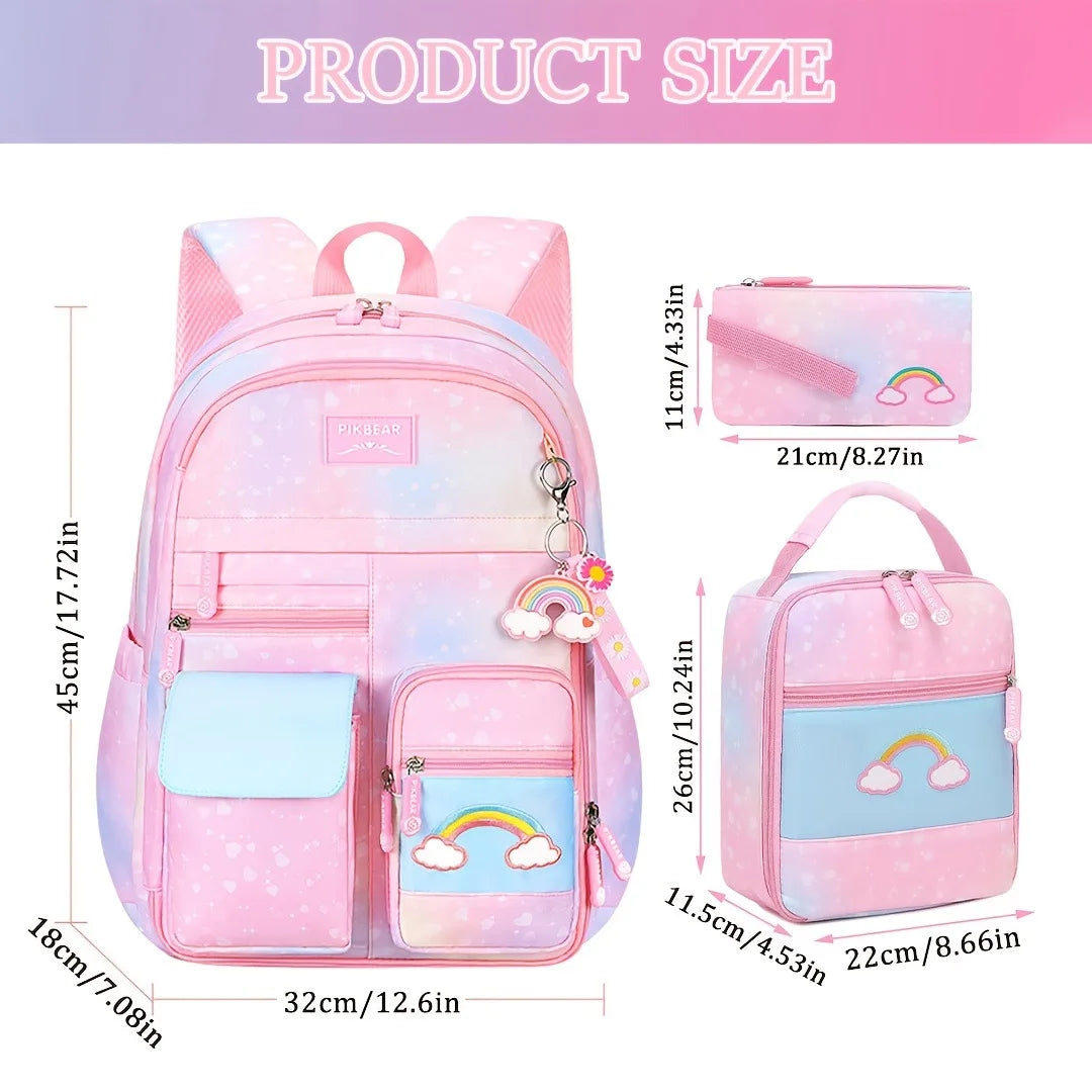 Back to School Rainbow  Waterproof   set 