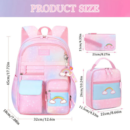 Back to School Rainbow  Waterproof   set 